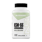 NutraBio Ashwagandha KSM-66 Supplement for Stress & Mood, 600 mg per serving