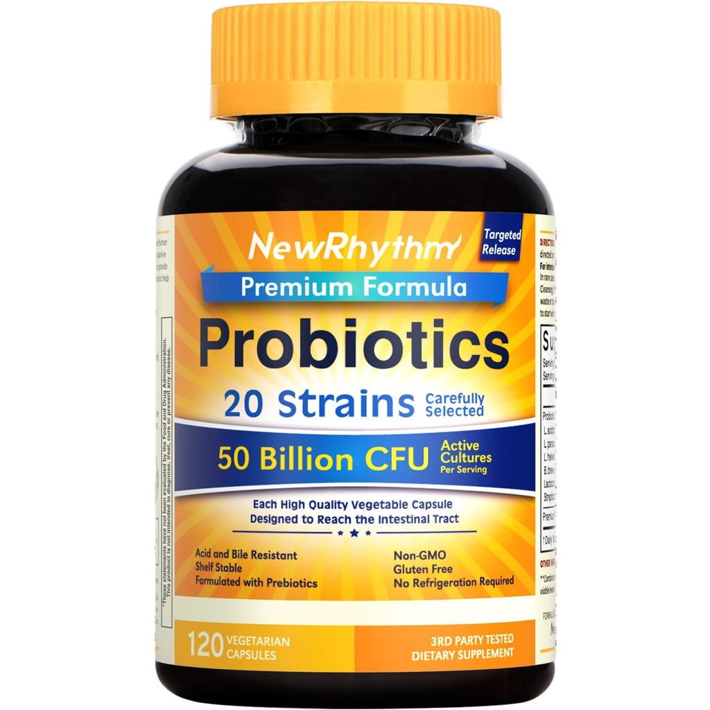 NewRhythm Probiotics 50 Billion CFU – Targeted Release

