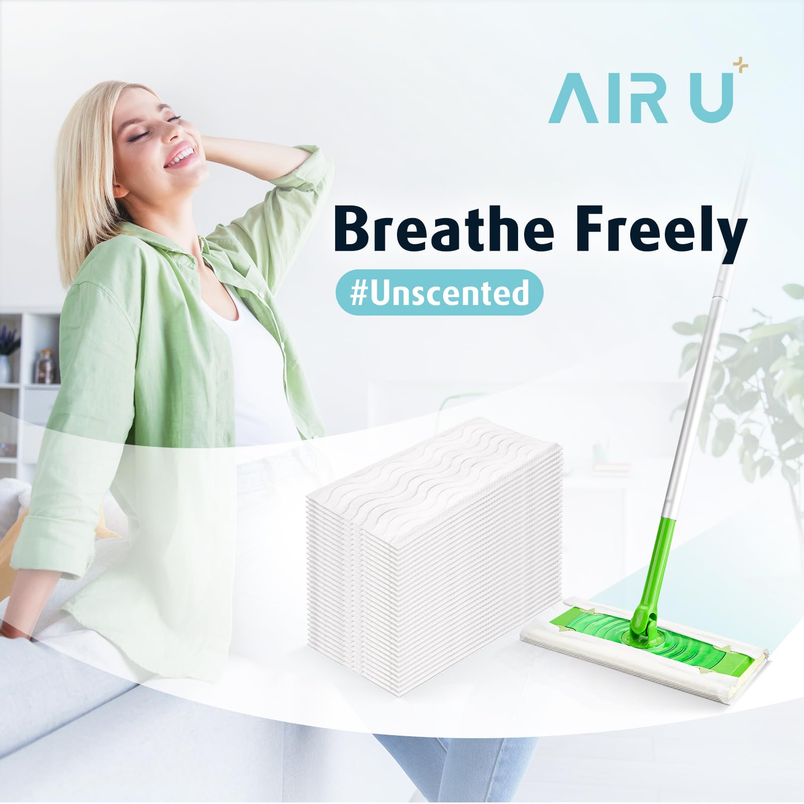 Air U+ Wet Pad Refills for Swiffer Sweeper Mop

