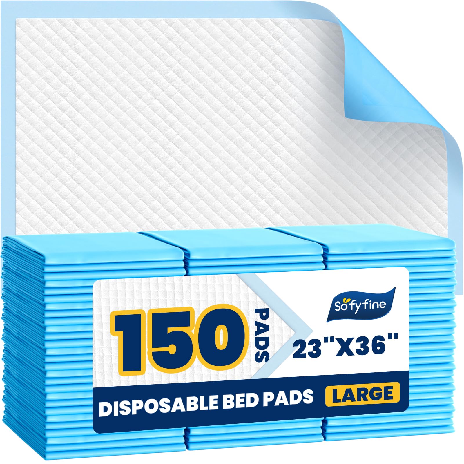 Bed Pads by SOFYFINE - Disposable Waterproof Incontinence