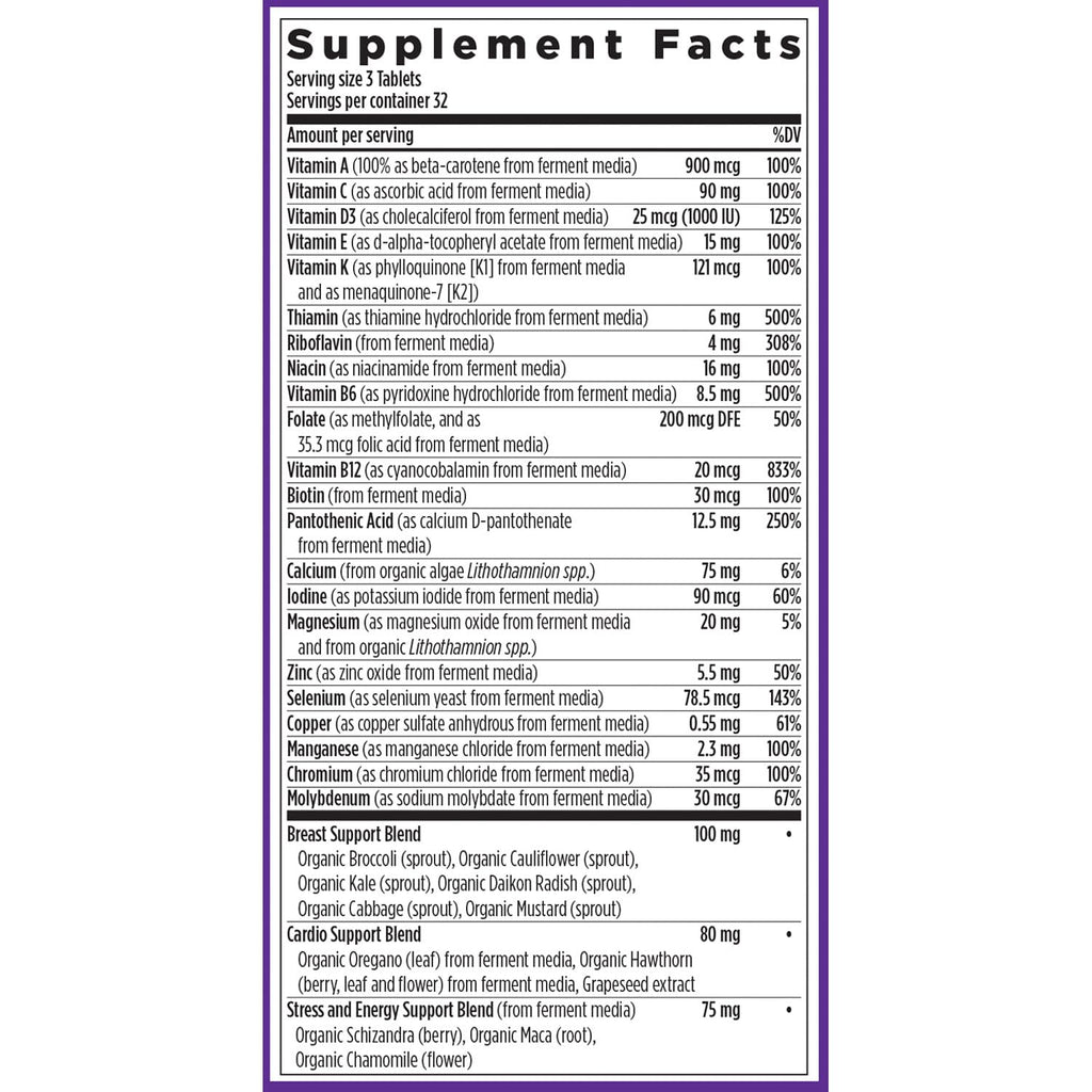 New Chapter Women’s Multivitamin 40+ Advanced Formula

