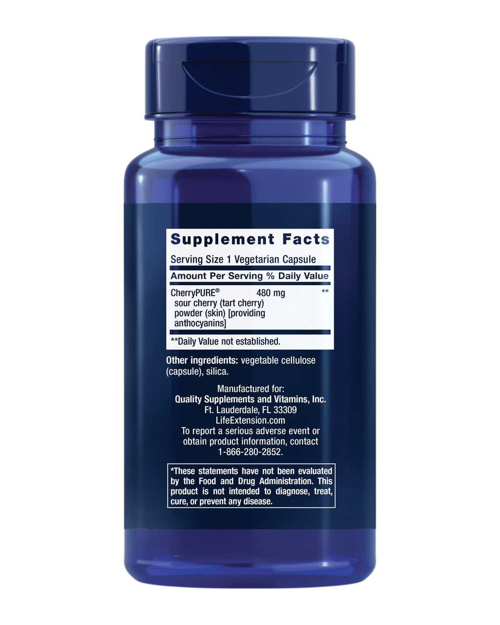 Life Extension Tart Cherry with CherryPURE - Muscle Support

