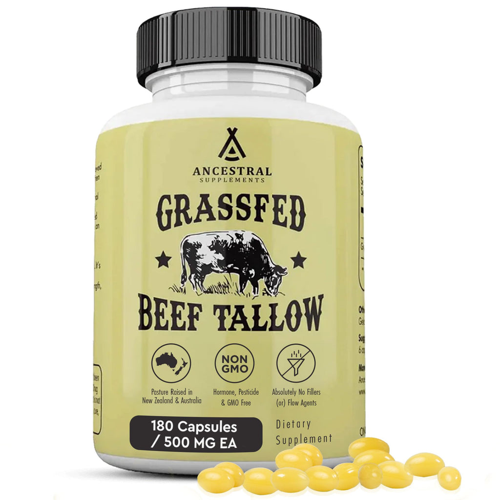 Ancestral Supplements Grass-Fed Bovine Organ Support, DAO Enzyme