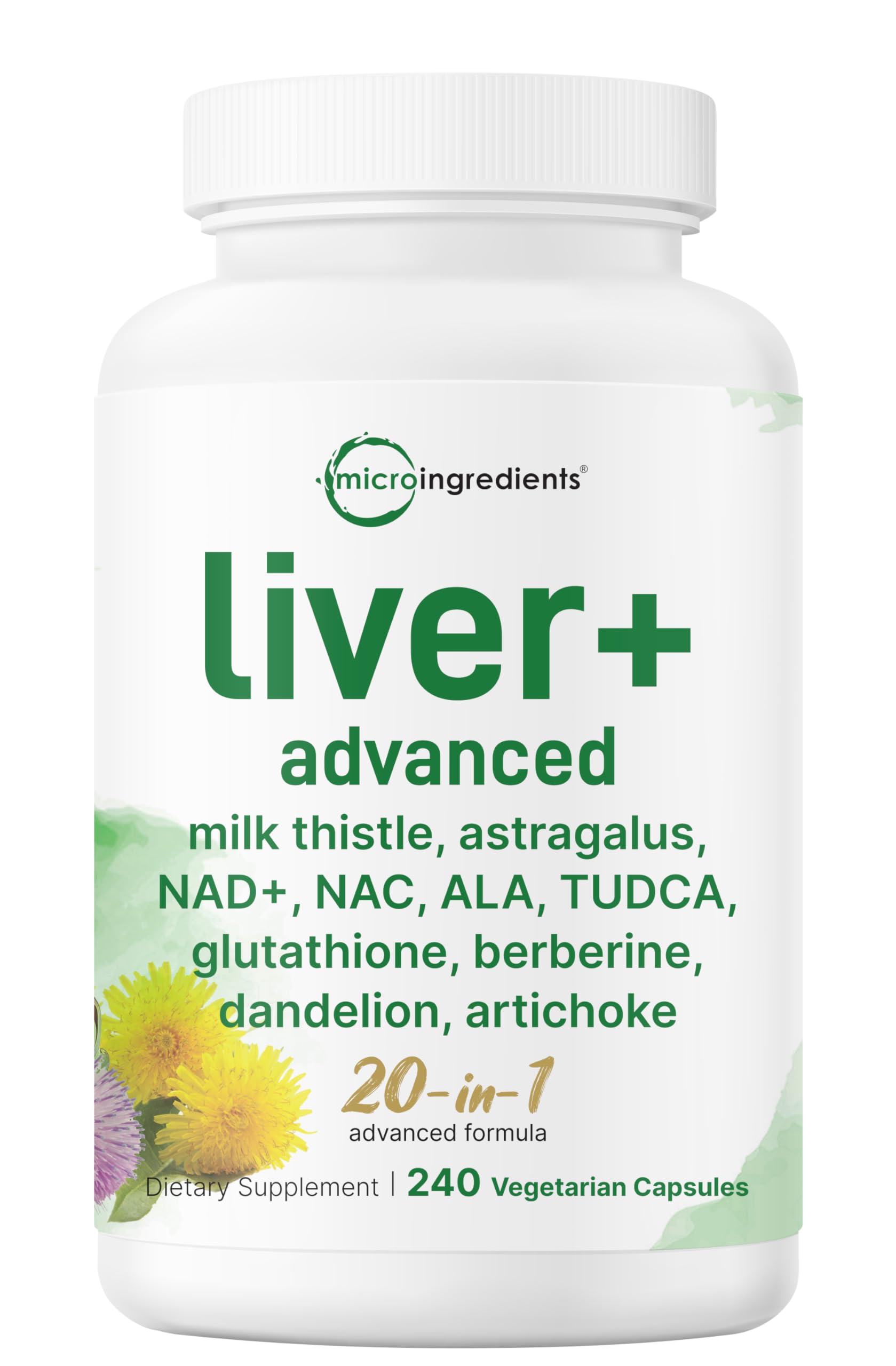 Micro Ingredients Liver Advanced+ 20-in-1 Liver Support

