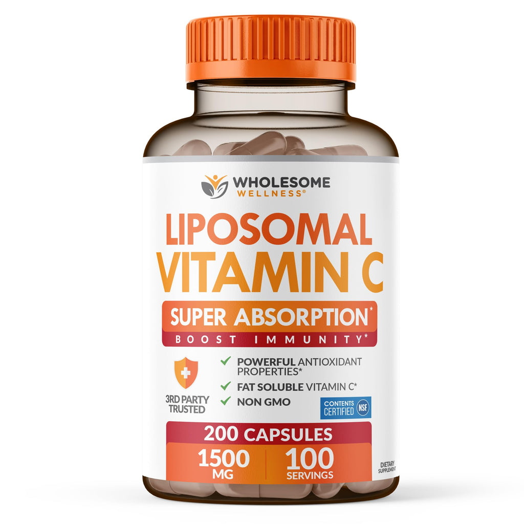 Wholesome Wellness Liposomal Vitamin C for Immune Support

