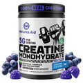 Natures Aid NSF Certified Creatine Monohydrate Gummies 5g – Pre-Workout Energy