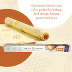 Beeswax Food Wrap Roll - Cut to Size, Plastic Free

