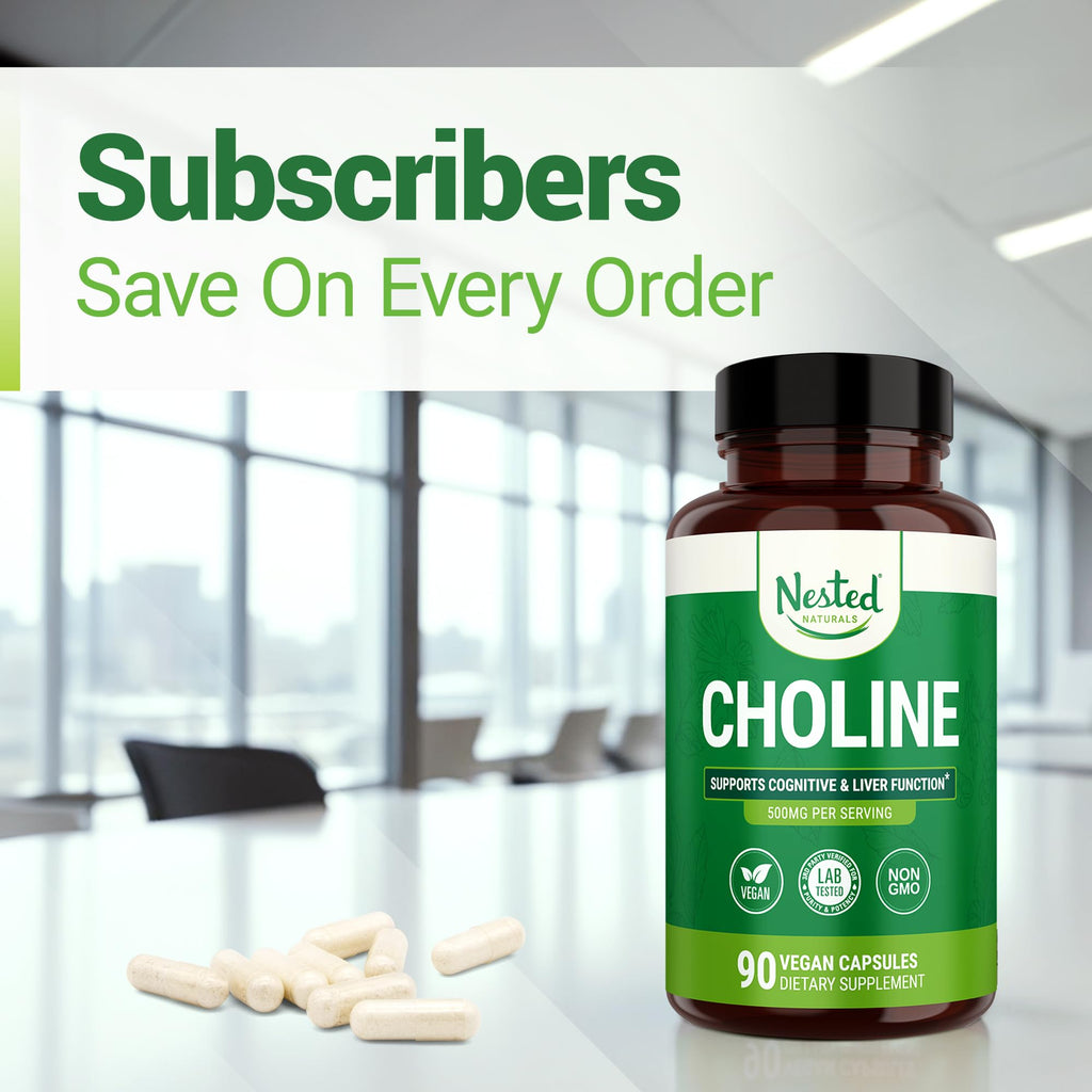 Nested Naturals Choline Bitartrate Supplement

