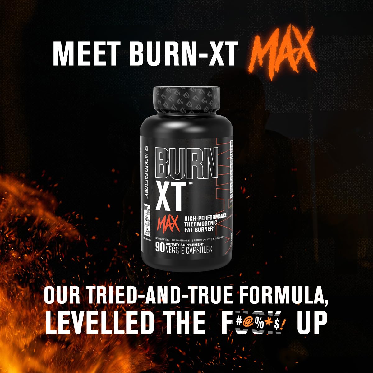 Burn-XT Max Thermogenic Fat Burner | Jacked Factory

