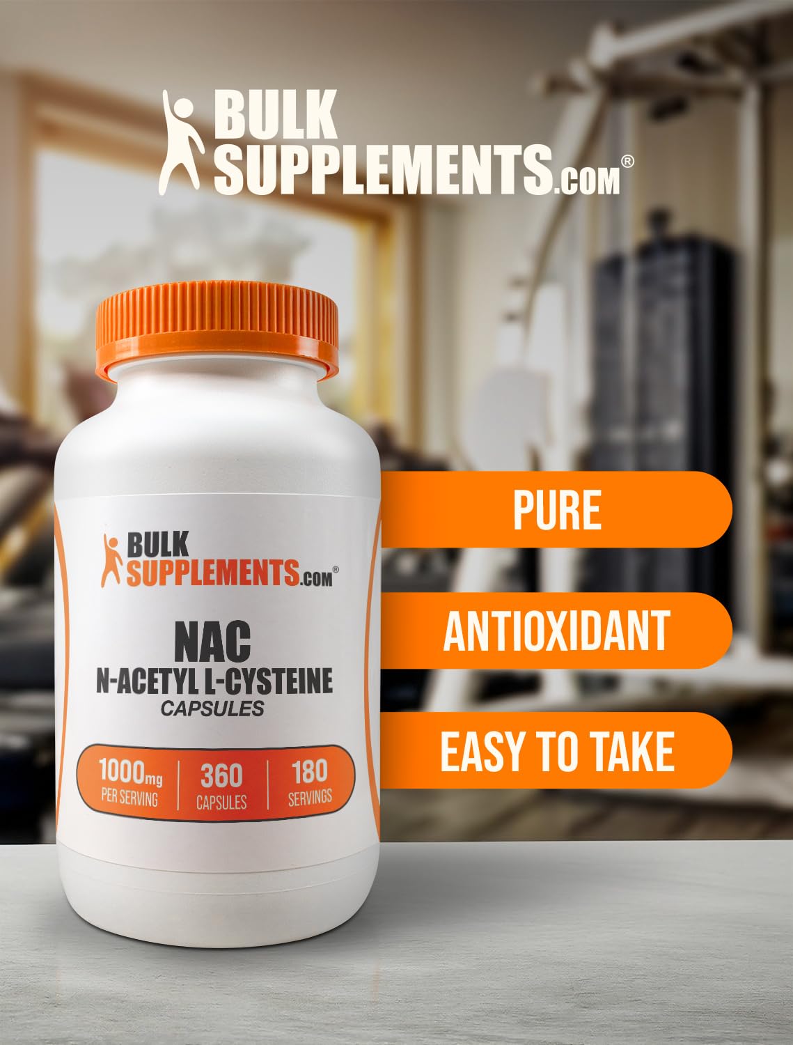 BulkSupplements NAC Capsules - N-Acetyl Cysteine Supplement

