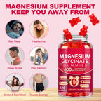 Magnesium Glycinate Gummies 600mg | Sugar Free for Adults

