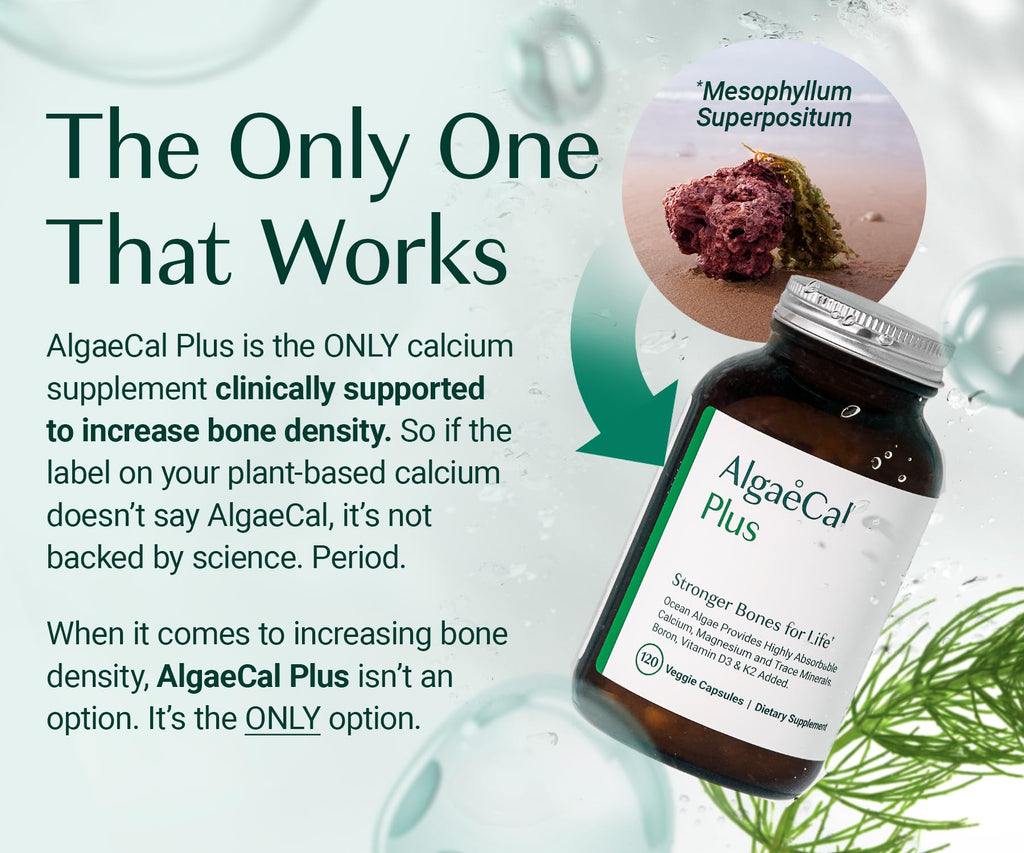 ALGAECAL Organic Red Algae Calcium with D3 & K2 MK7

