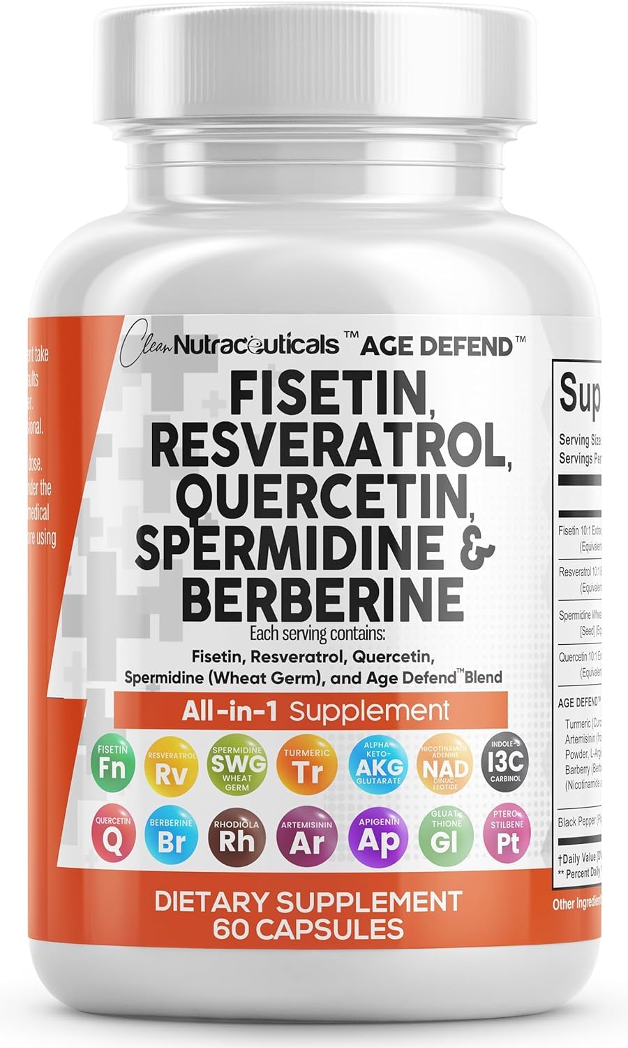 Clean Nutra Longevity Capsules | Cellular Health

