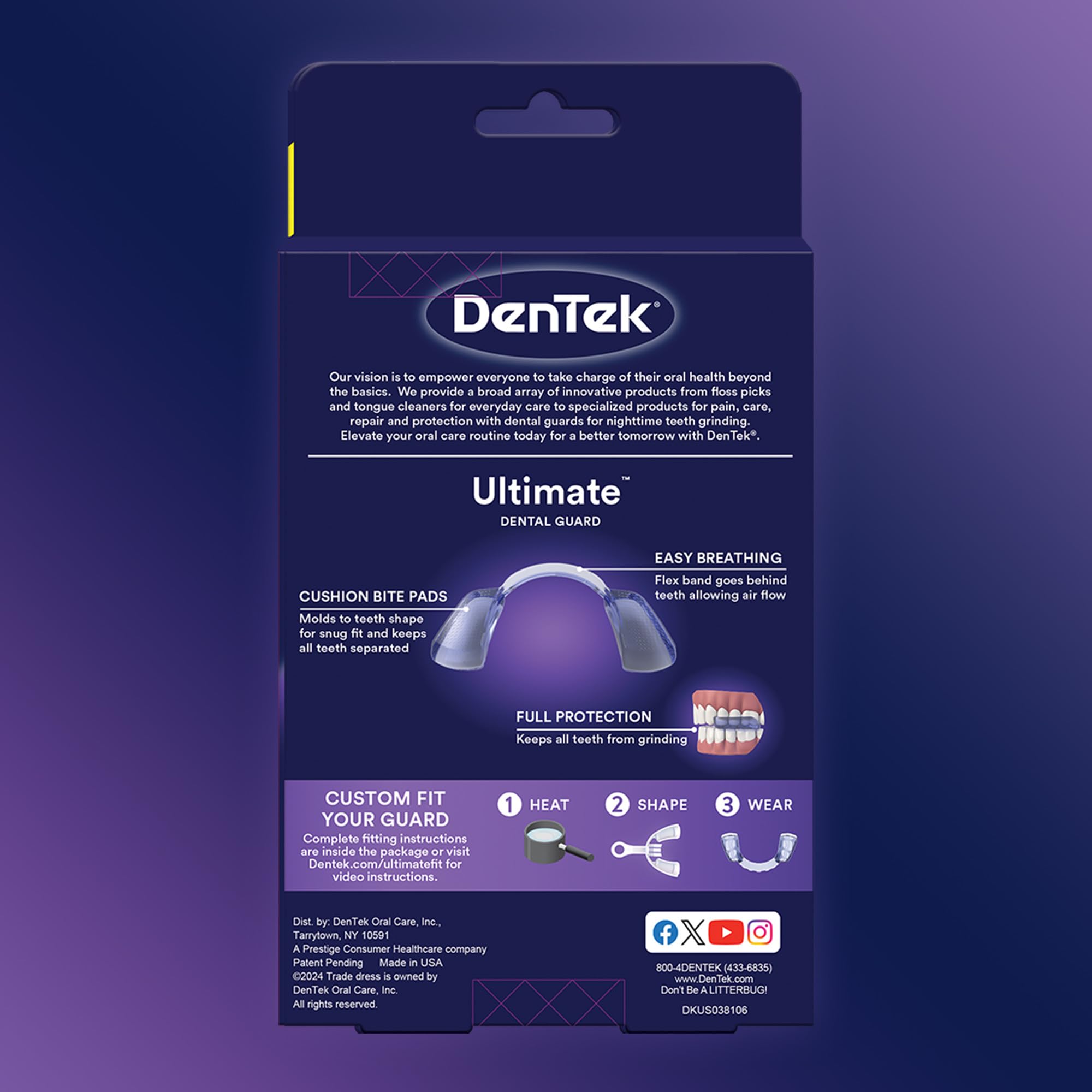 DenTek Slim-Fit Dental Guard - FDA Cleared

