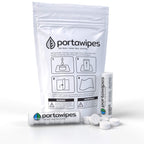 Portawipes Compressed Coin Tissues Soft Odor-Free Wipes


