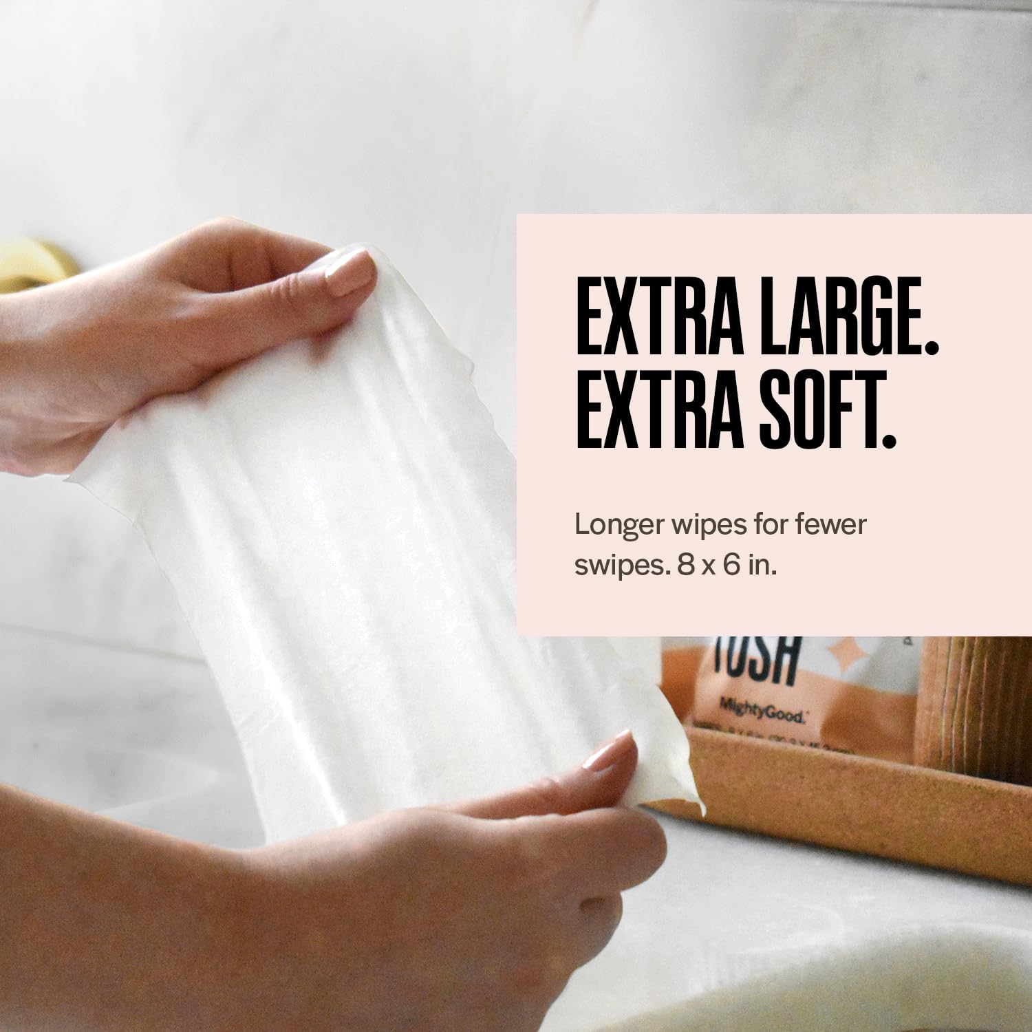 Wipe That Tush Flushable Wipes On-The-Go|Hypoallergenic Aloe

