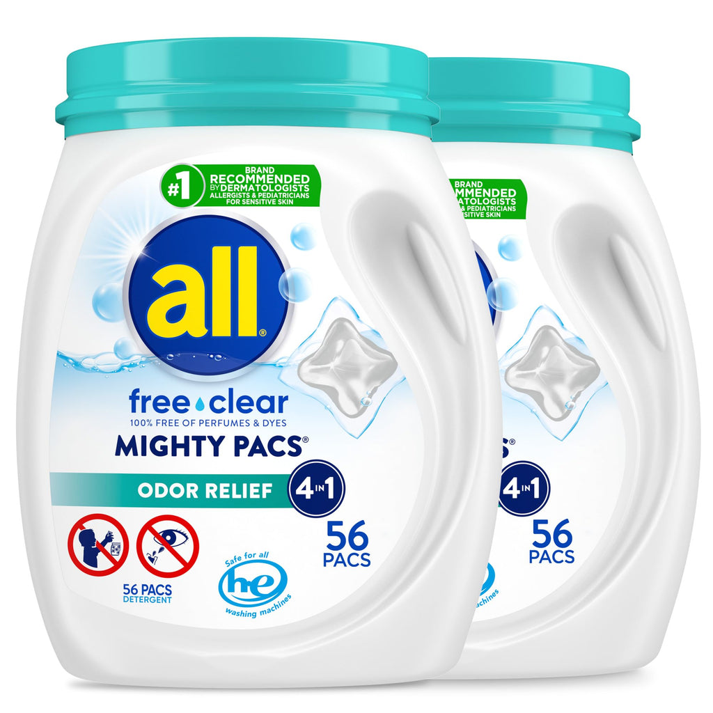 All Free Clear Odor Relief Laundry Detergent Pods

