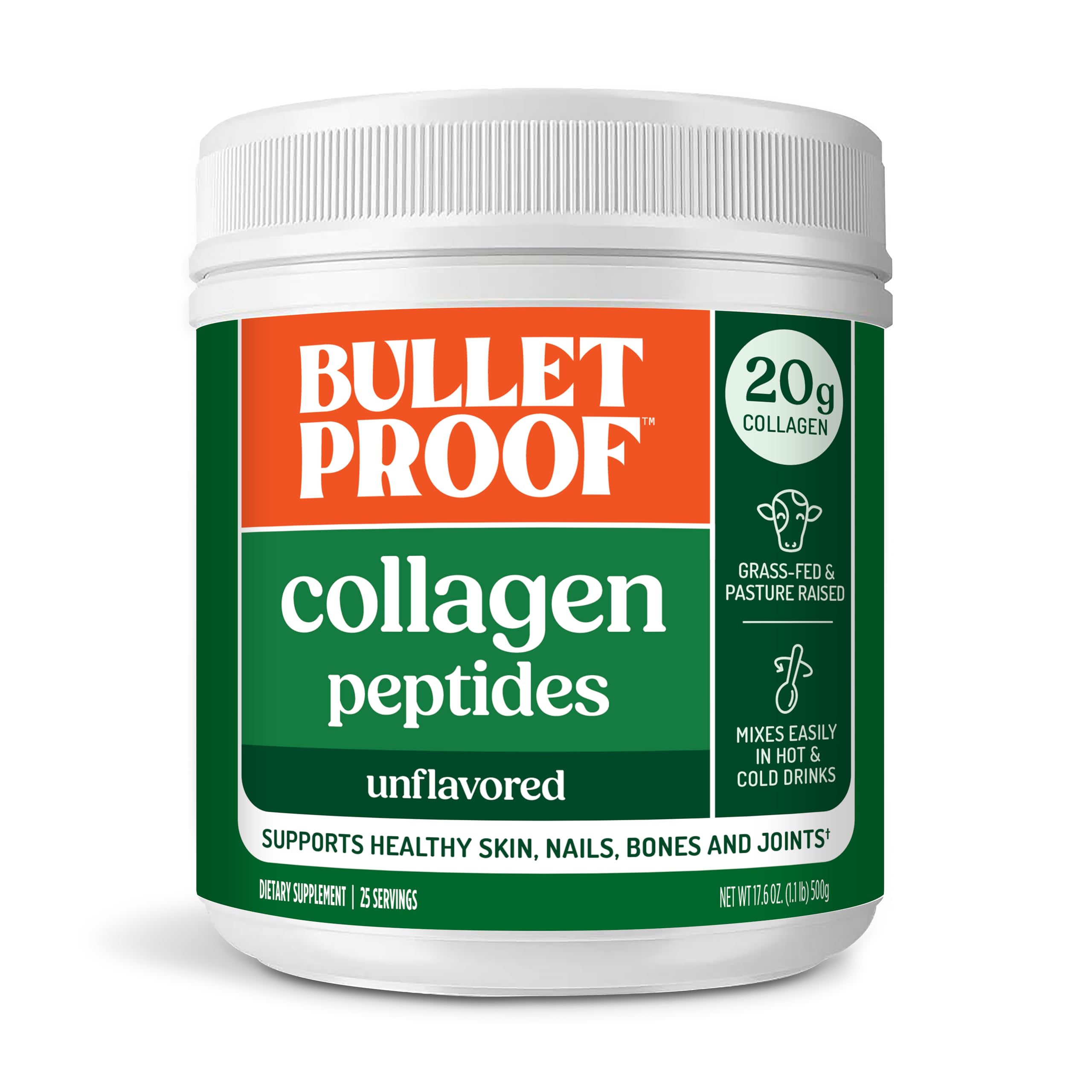 Bulletproof Grass-Fed Collagen Peptides Packets