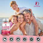LUCNVEM Calcium Citrate Gummies with Vitamin D3 & K2

