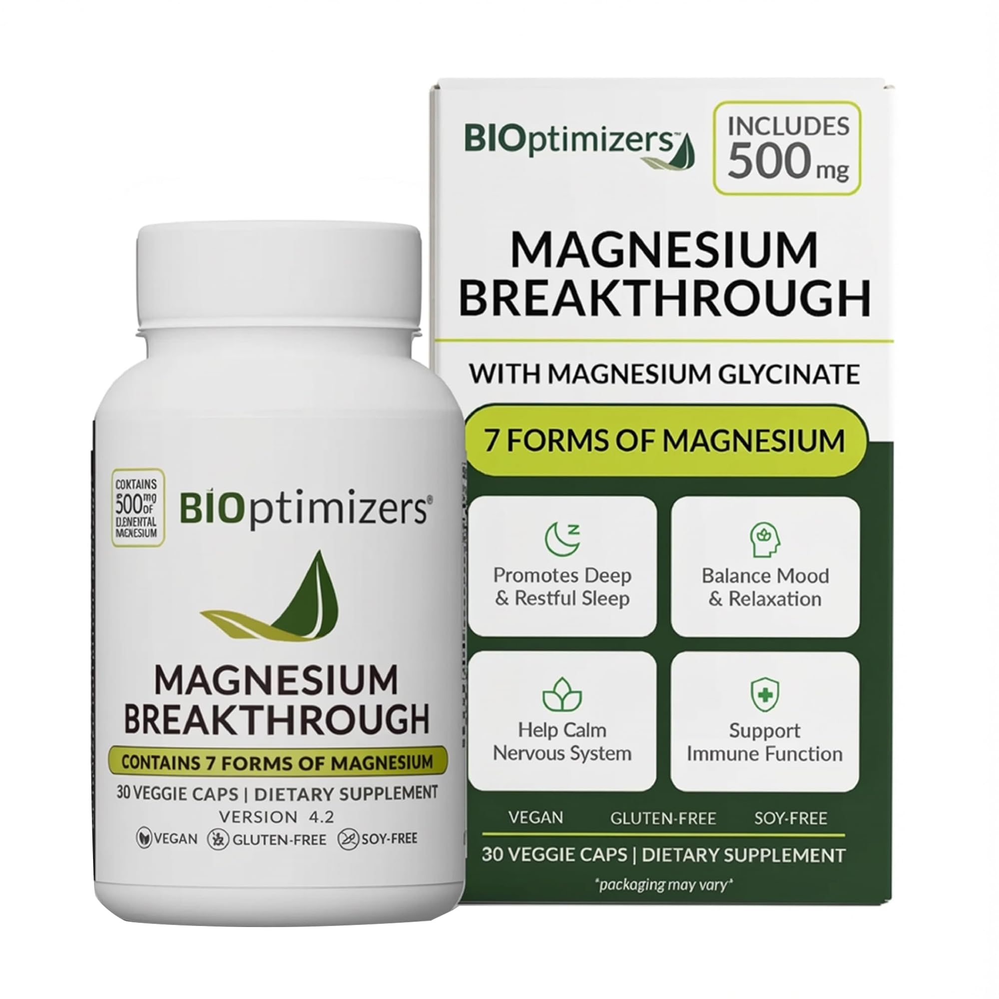 BIOptimizers Magnesium Breakthrough - Sleep & Cognitive Support Supplement