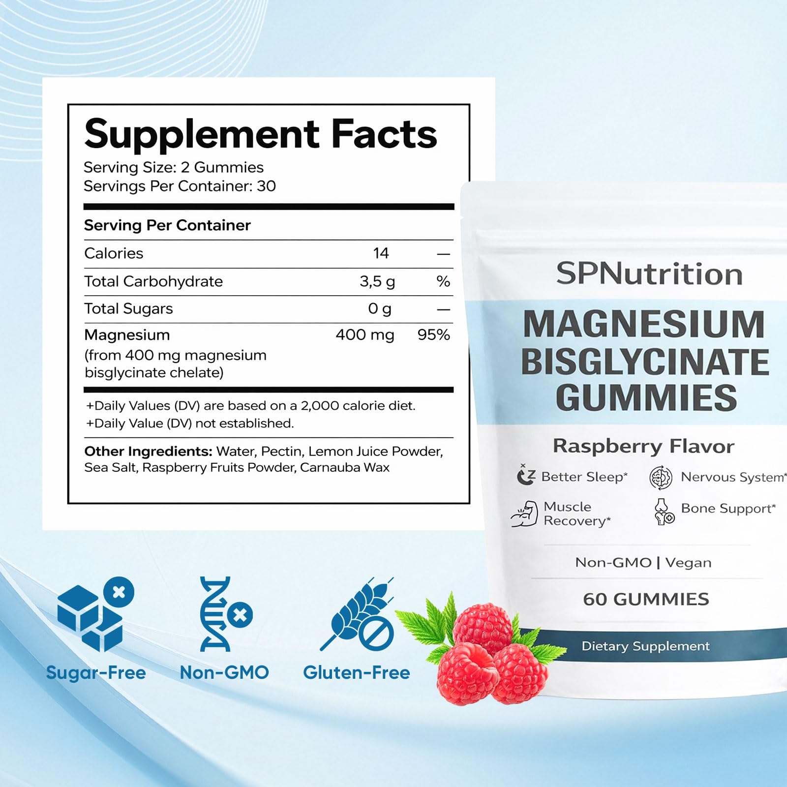 Spnutrition Magnesium Bisglycinate Supplement


