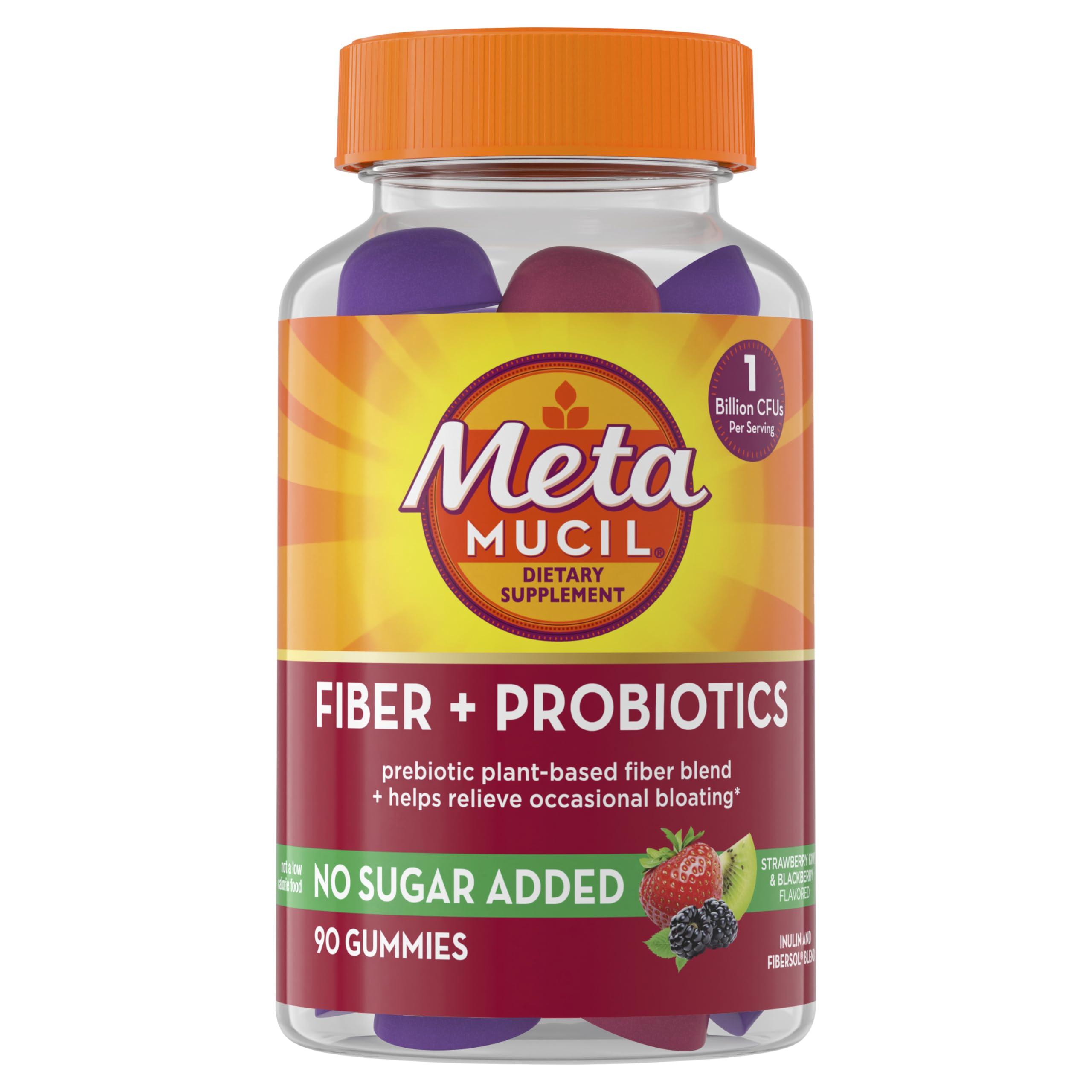 Metamucil Fiber Gummies with Probiotics for Adults

