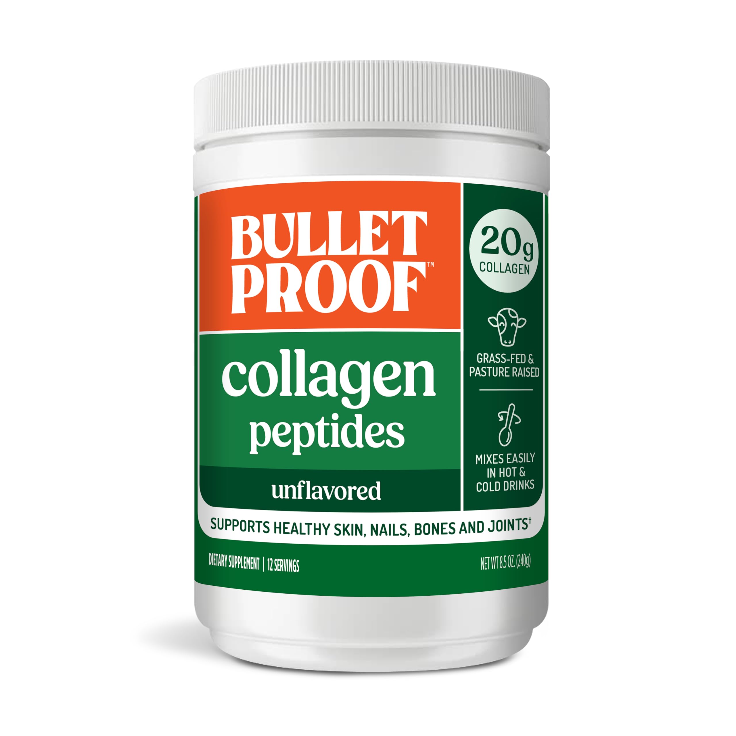 Bulletproof Grass-Fed Collagen Peptides Packets