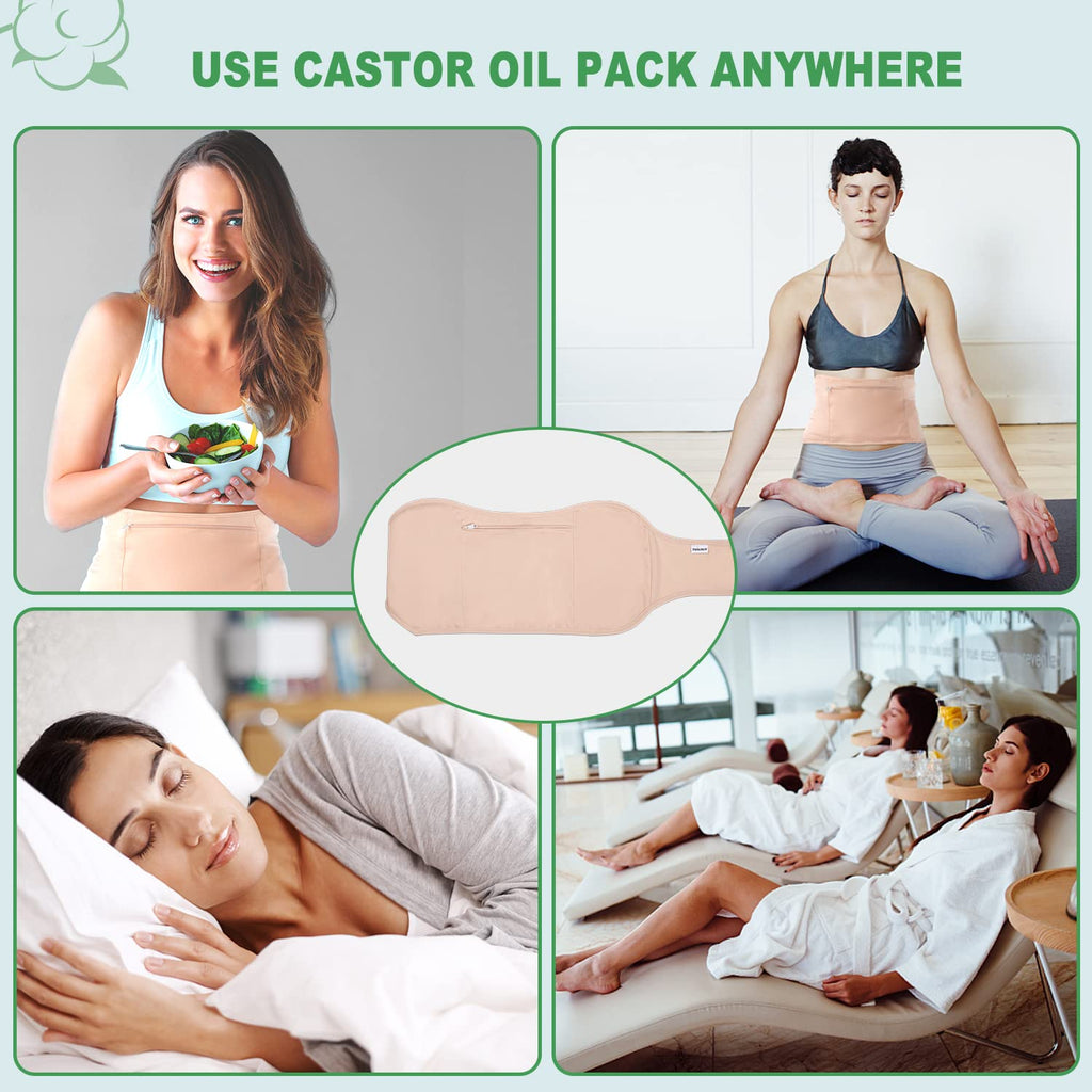 DEROWN Castor Pack Kit with Anti Leak Design

