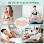 DEROWN Castor Pack Kit with Anti Leak Design

