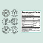 Live Conscious OmegaWell Omega-3 Fish Oil Softgels

