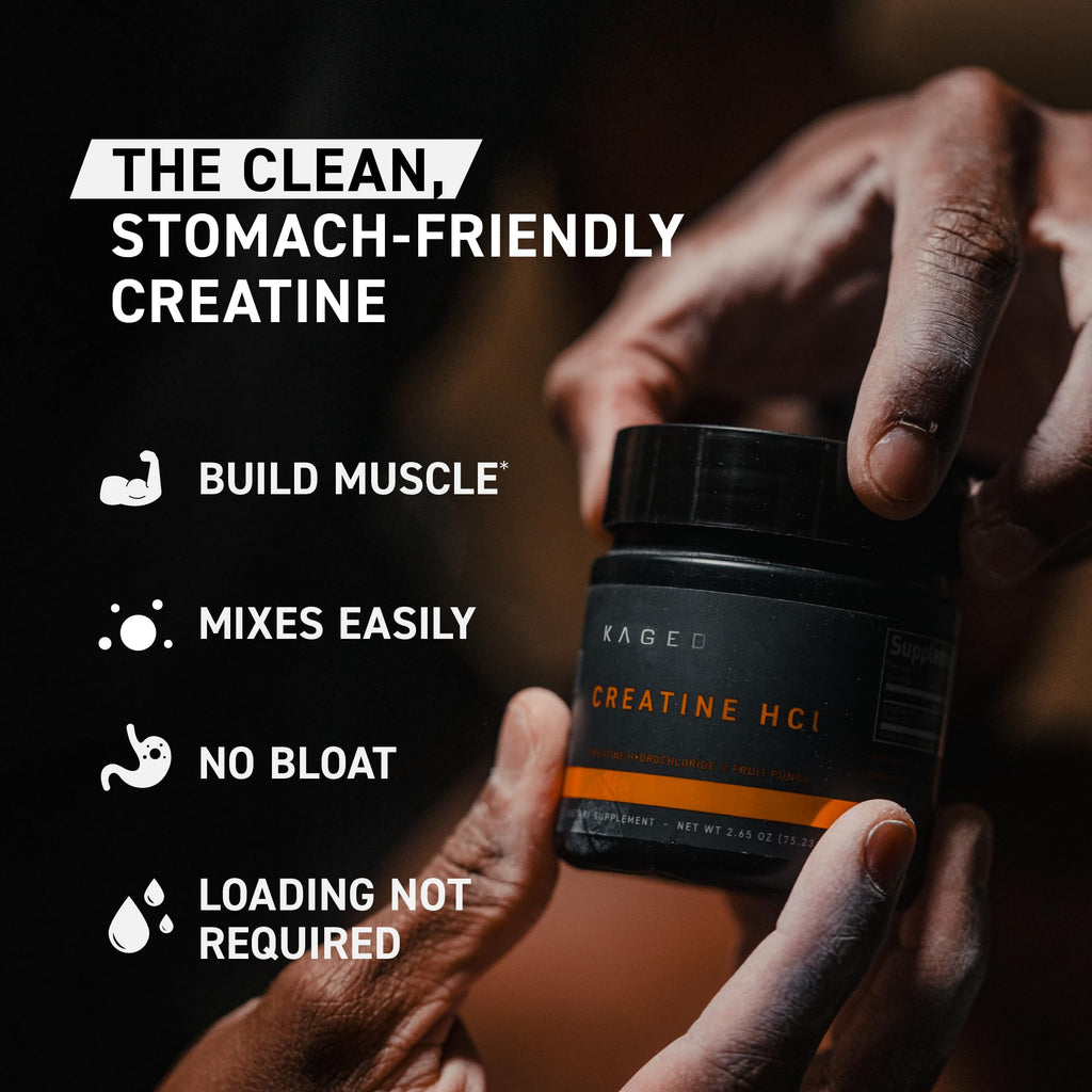 Kaged Creatine HCl Supplement | Superior Solubility

