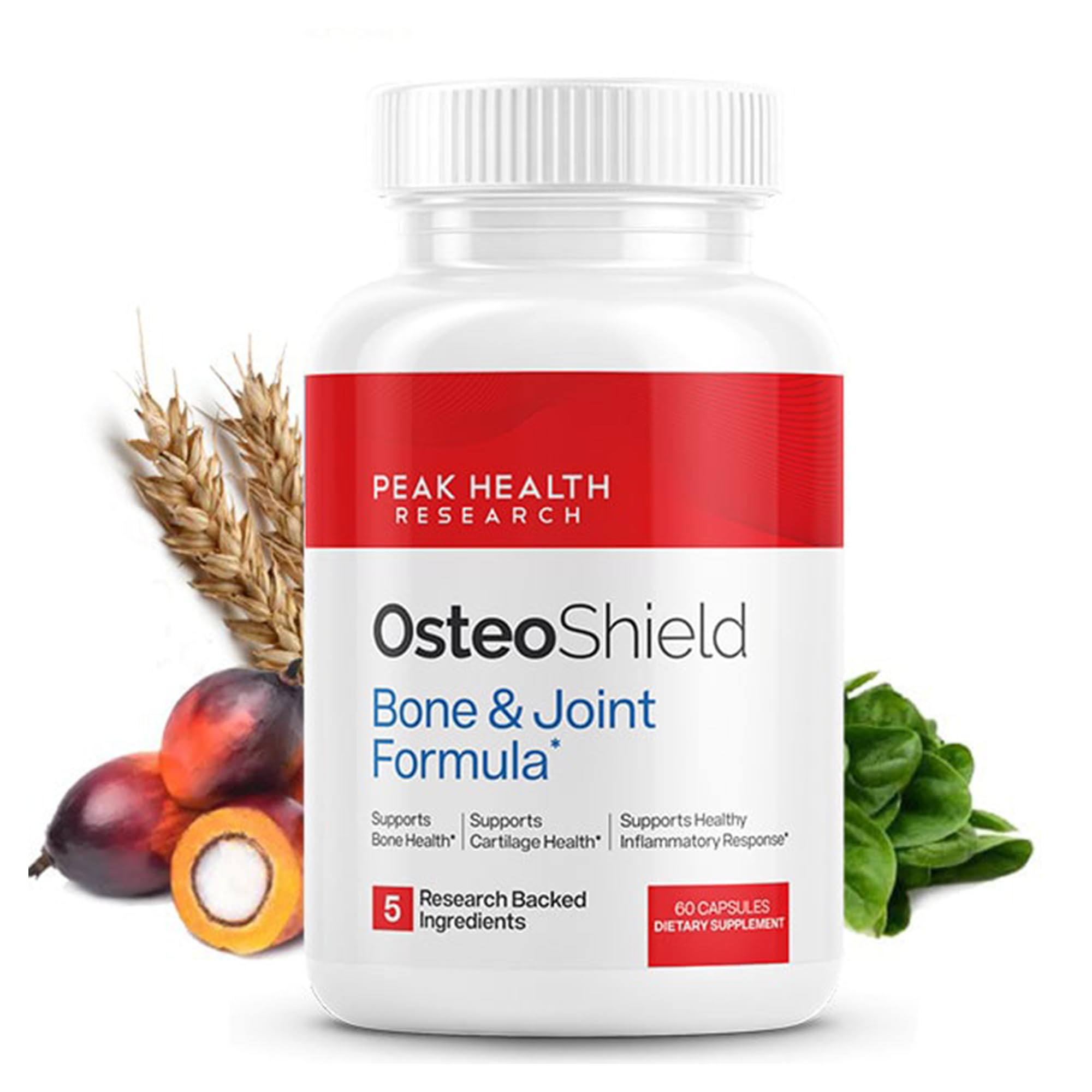 Peak Health OsteoShield Bone & Joint Formula with D3 & K2