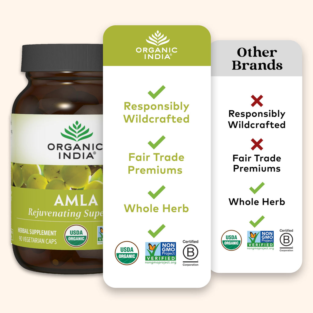 Organic India Amalaki Immune Support Herbal Supplement

