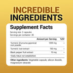 Dr. Berg Turmeric Curcumin with BioPerine - 1350 mg

