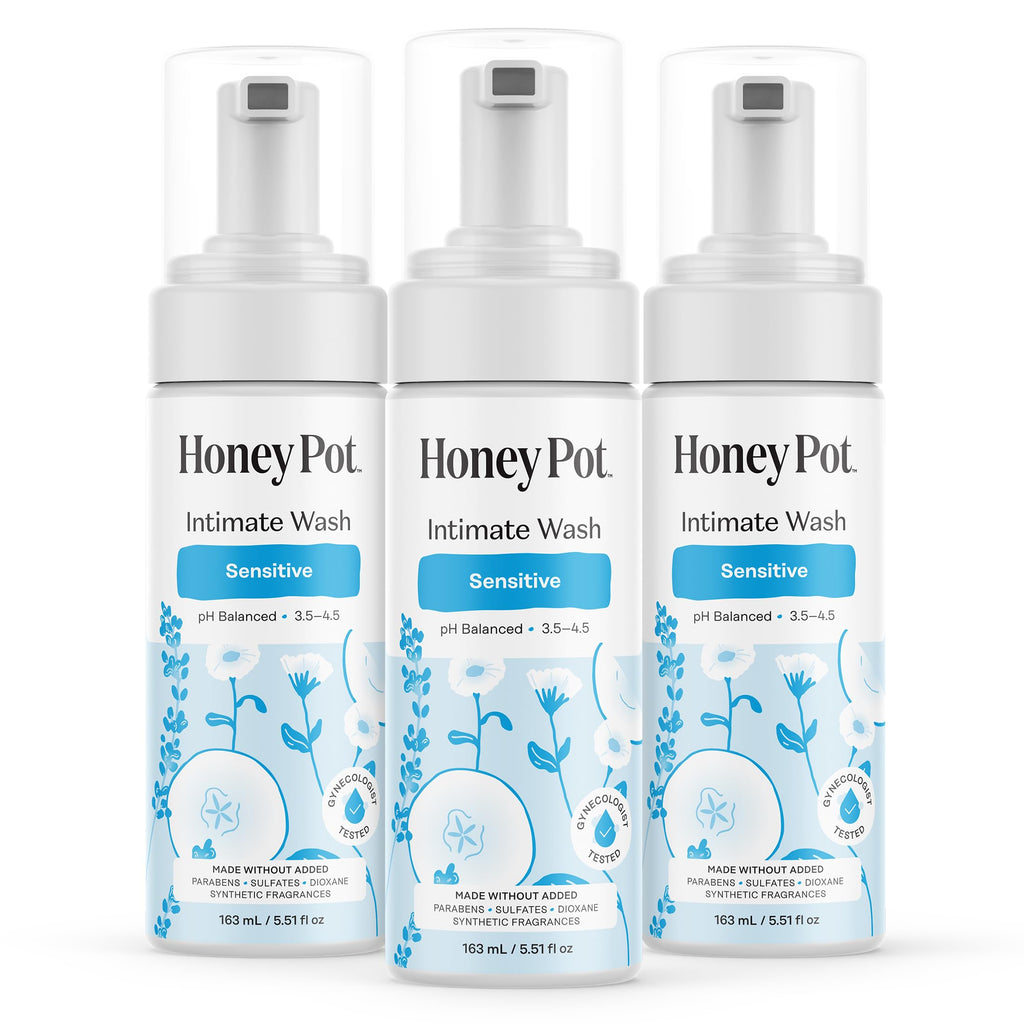 The Honey Pot Sensitive Feminine Wash - pH Balanced Plant-Based

