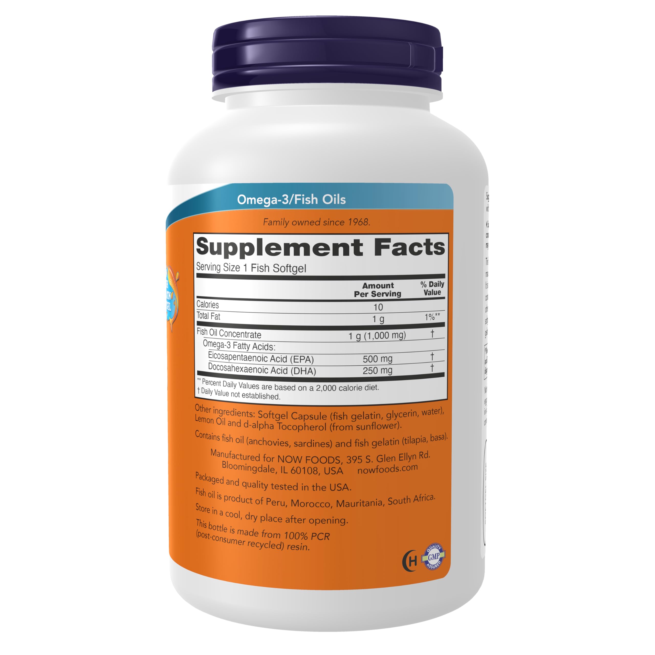 NOW Foods Ultra Omega-3 Softgels 500 EPA / 250 DHA

