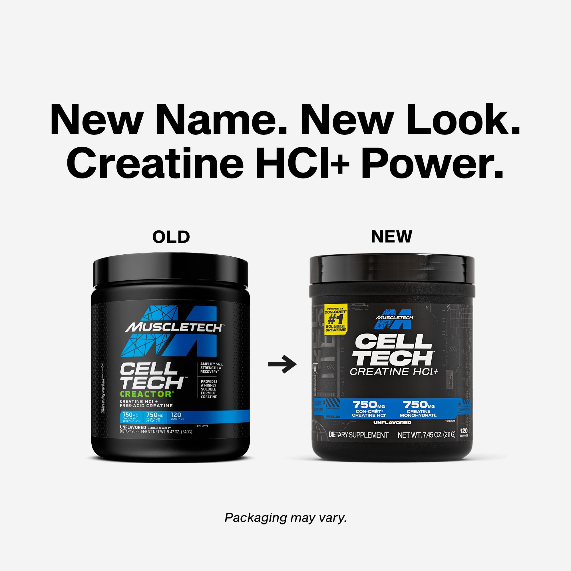 Creatine HCl Powder by MuscleTech Cell-Tech Creactor

