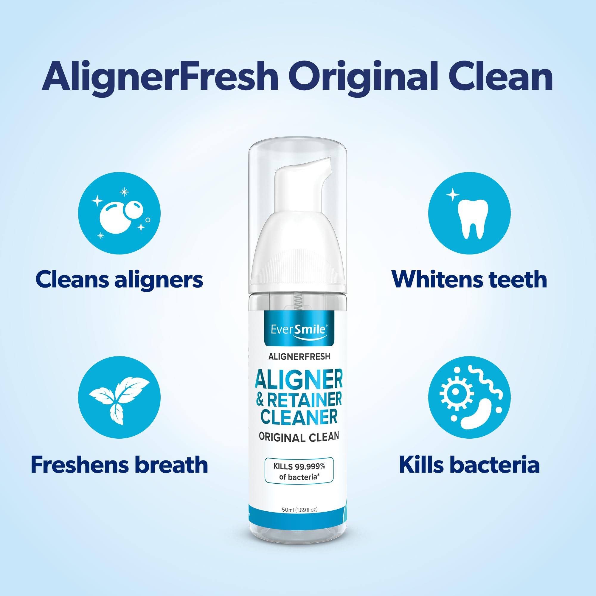 EverSmile AlignerFresh Foam Cleaner for Aligners

