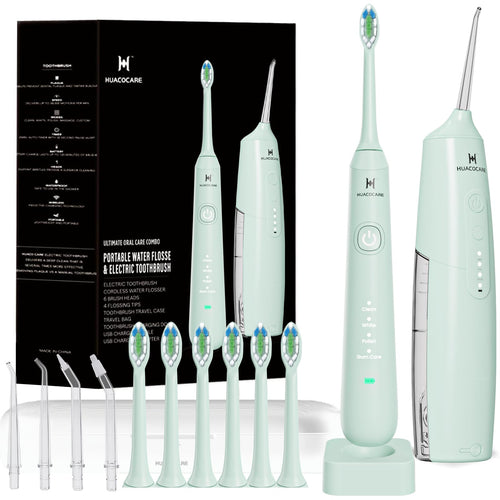 2-in-1 Water Flosser & Electric Toothbrush Kit for Teeth & Gum Health