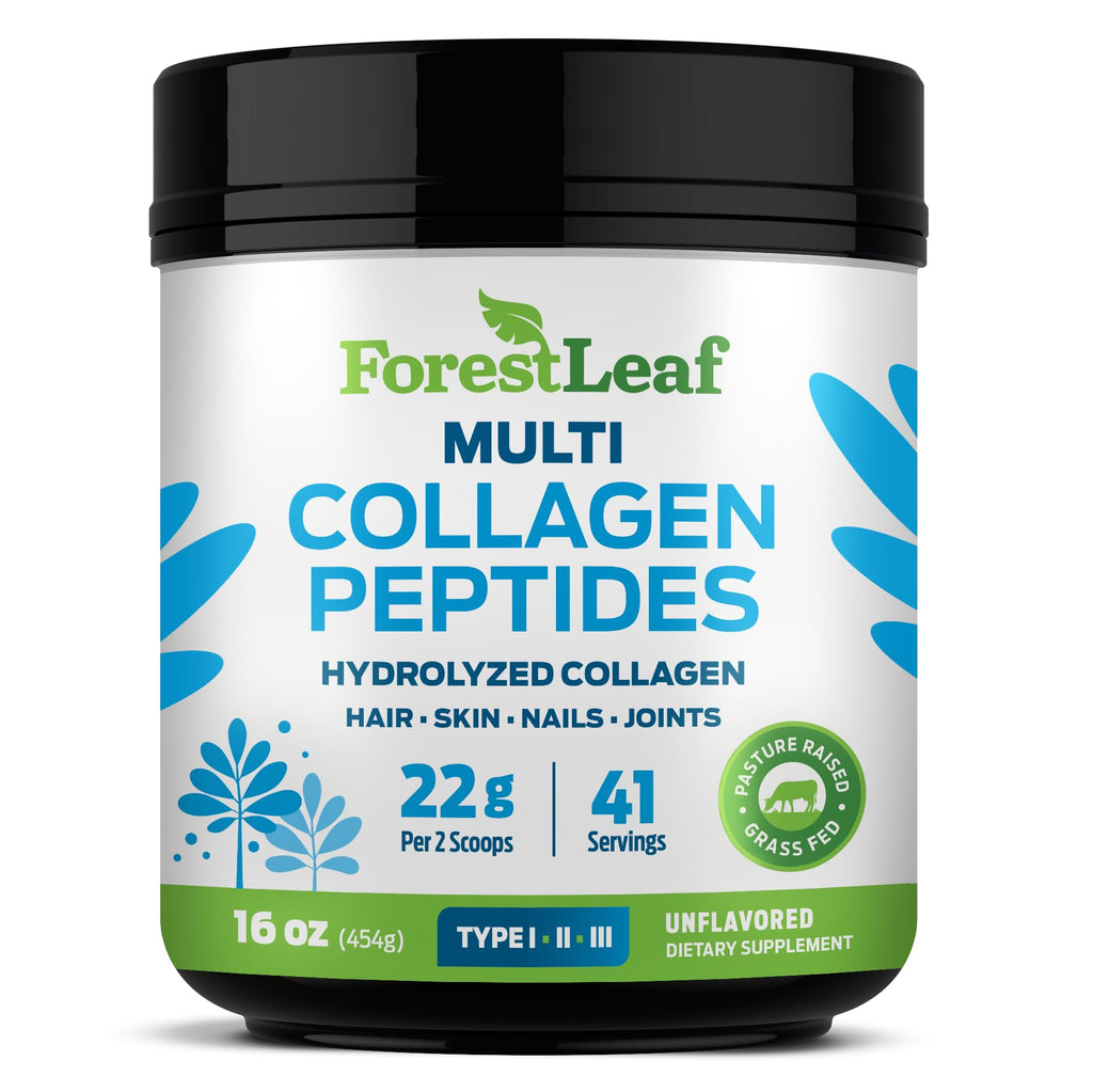 ForestLeaf Collagen Peptides Powder Unflavored Keto 1-3

