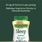 Nature’s Bounty Melatonin Gummies 10 mg Sleep Support

