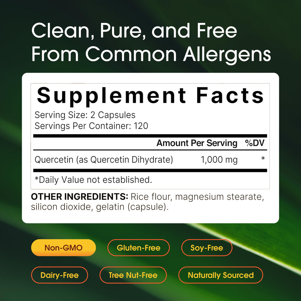 NatureBell Quercetin Immune Support Supplement

