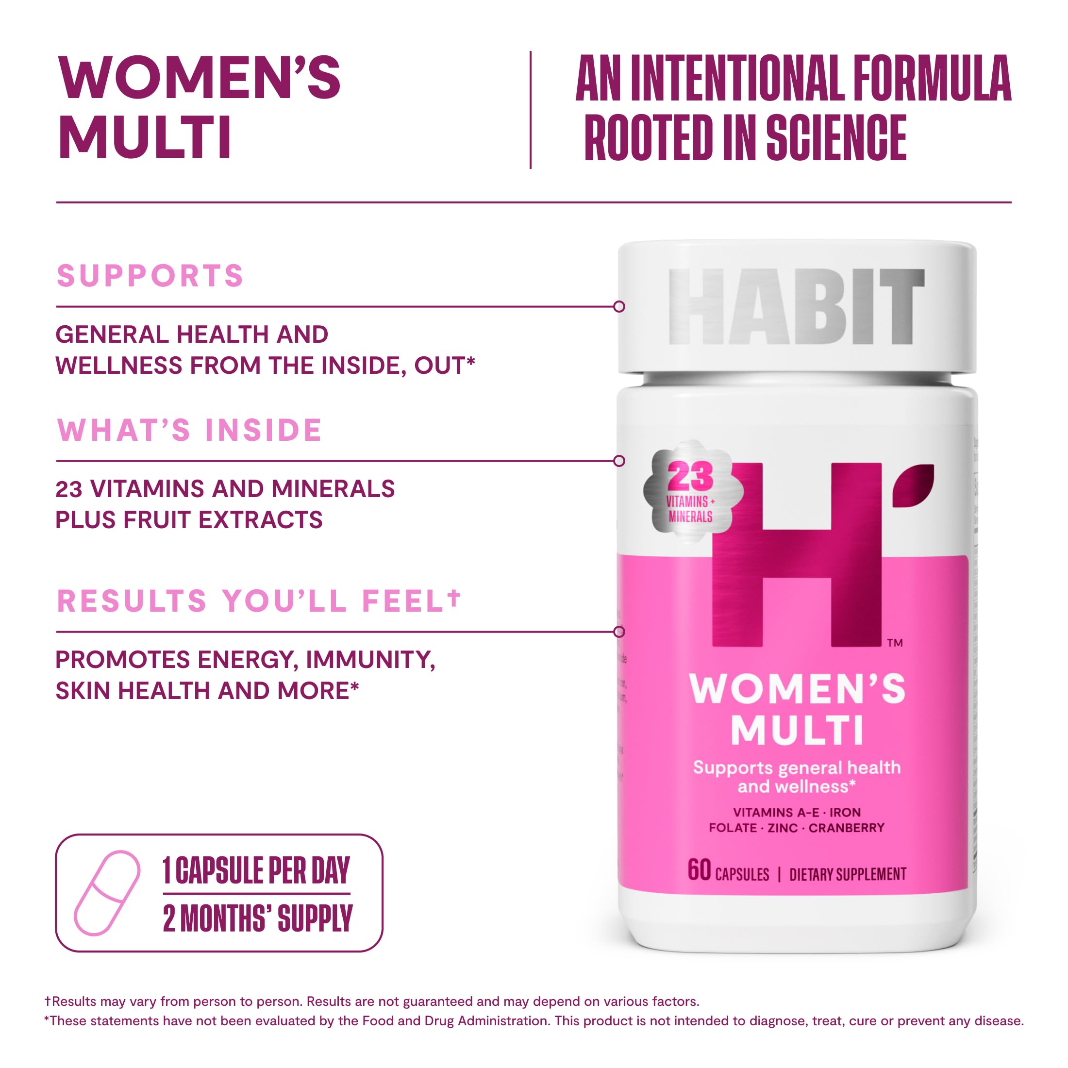 Habit Women's Multivitamin - General Health and Wellness

