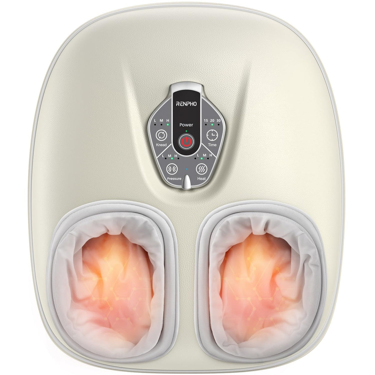 RENPHO Foot Massager with Heat - Cordless Shiatsu