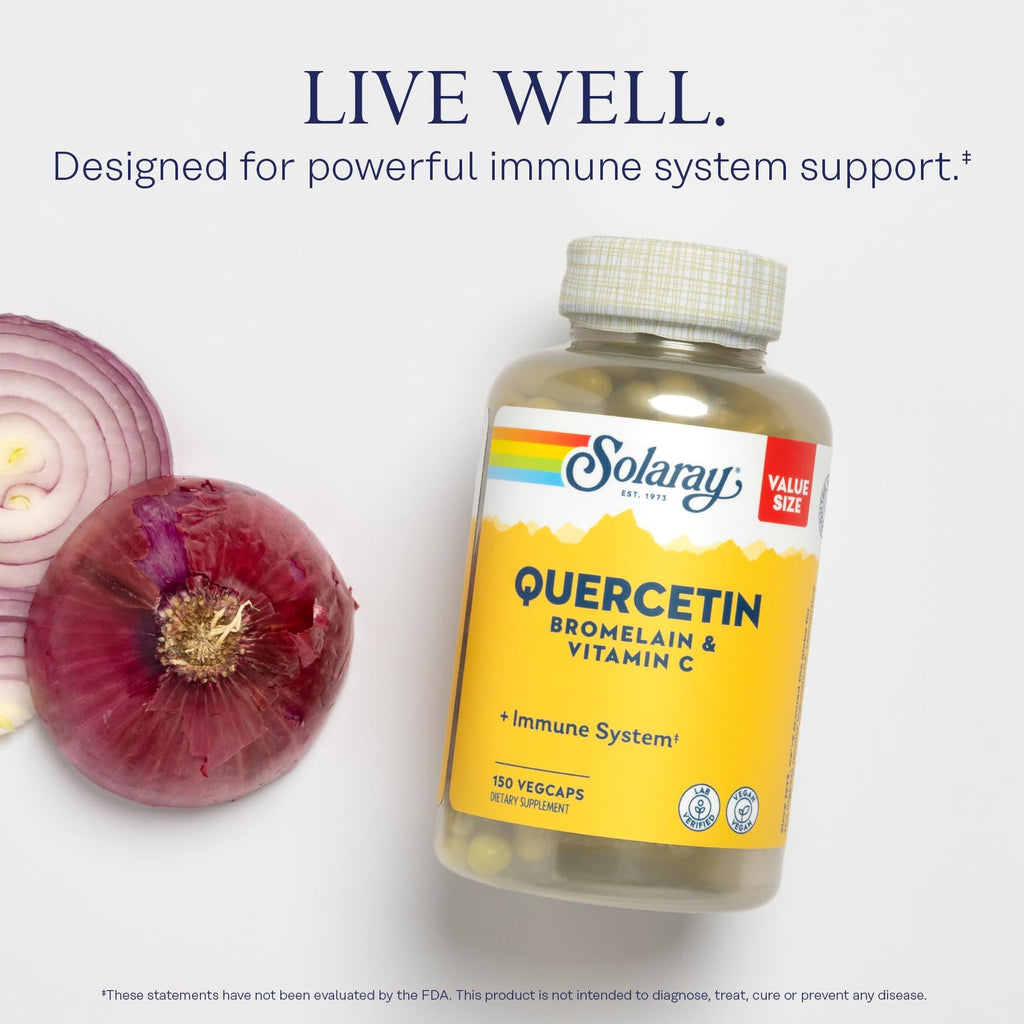 Solaray Quercetin Bromelain & Vitamin C Immune Support

