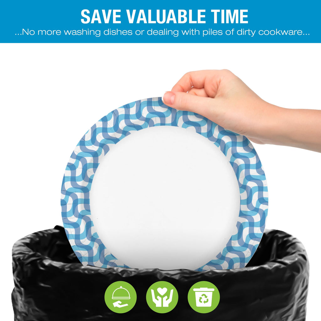 Ginkgo Paper Plates - Disposable Dinnerware for Gatherings

