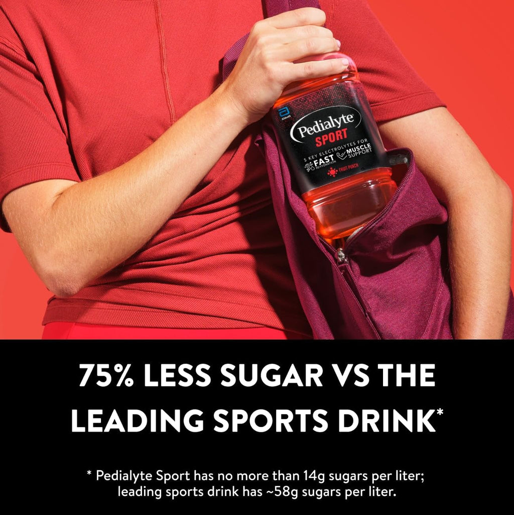 Pedialyte Sport Electrolyte Drink for Fast Hydration

