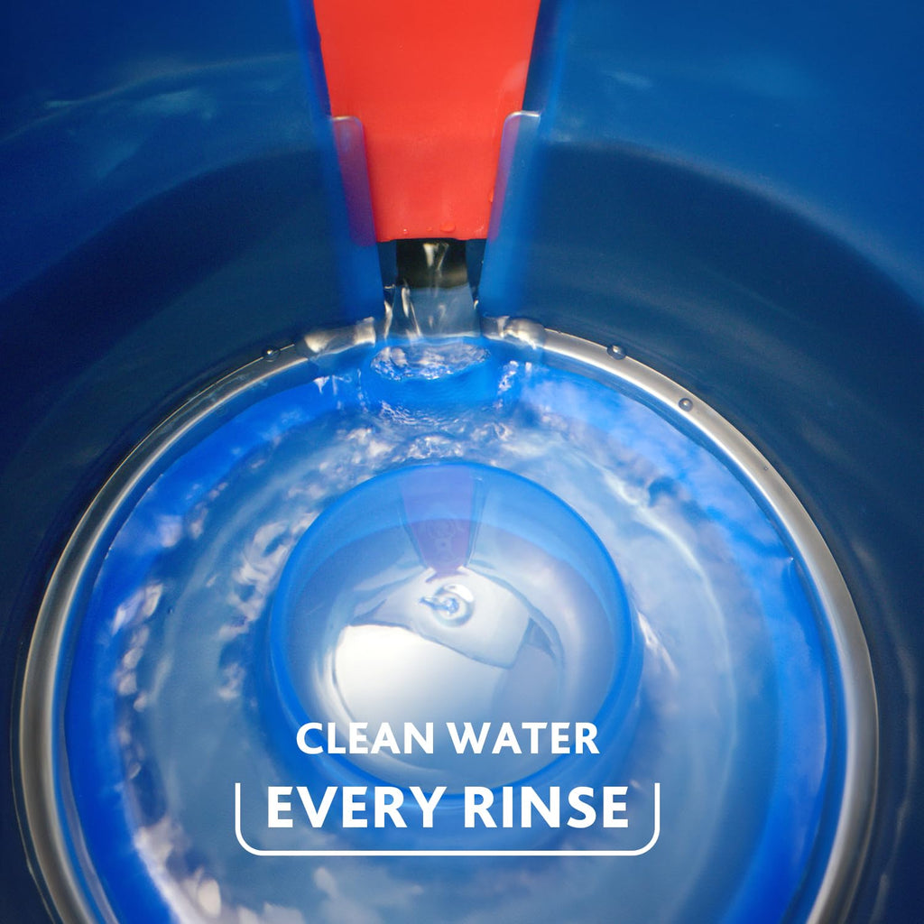 O-Cedar RinseClean Spin Mop & Bucket System | Clean Water Floors

