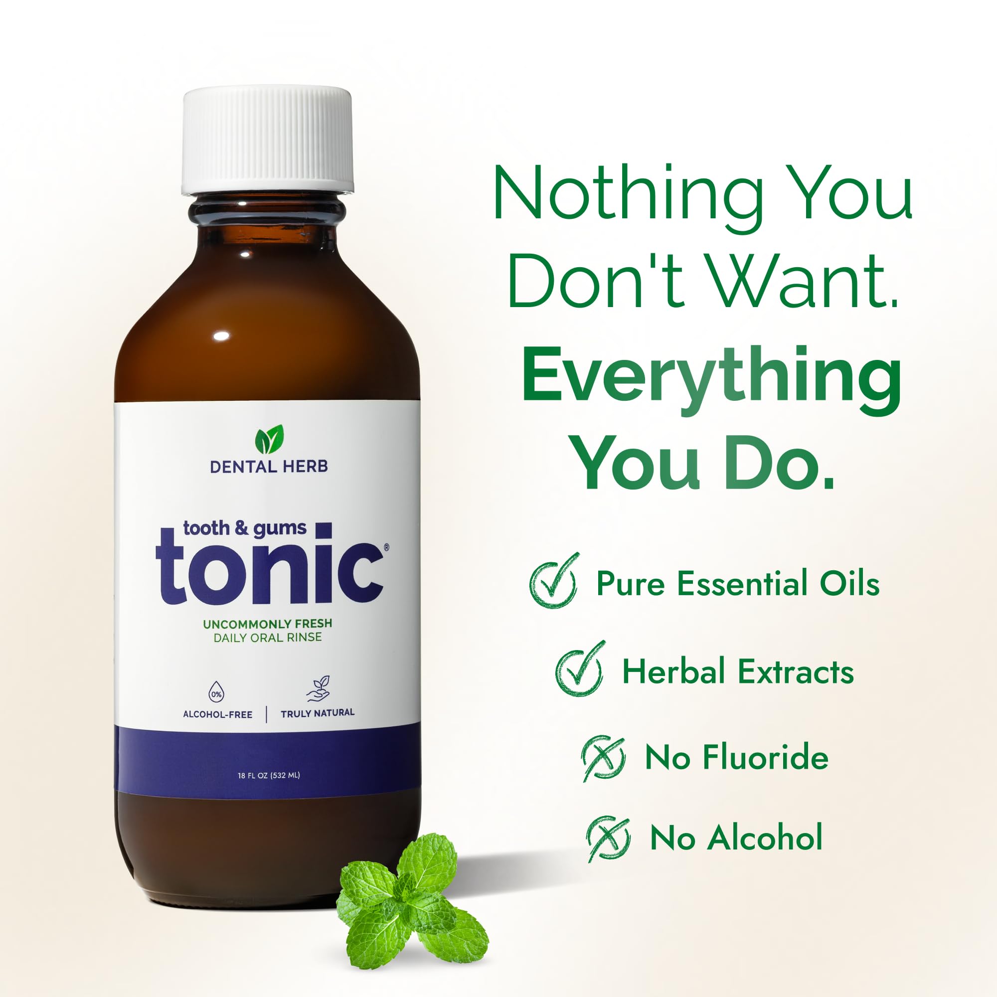 Tooth & Gums Tonic – Truly Natural Oral Rinse

