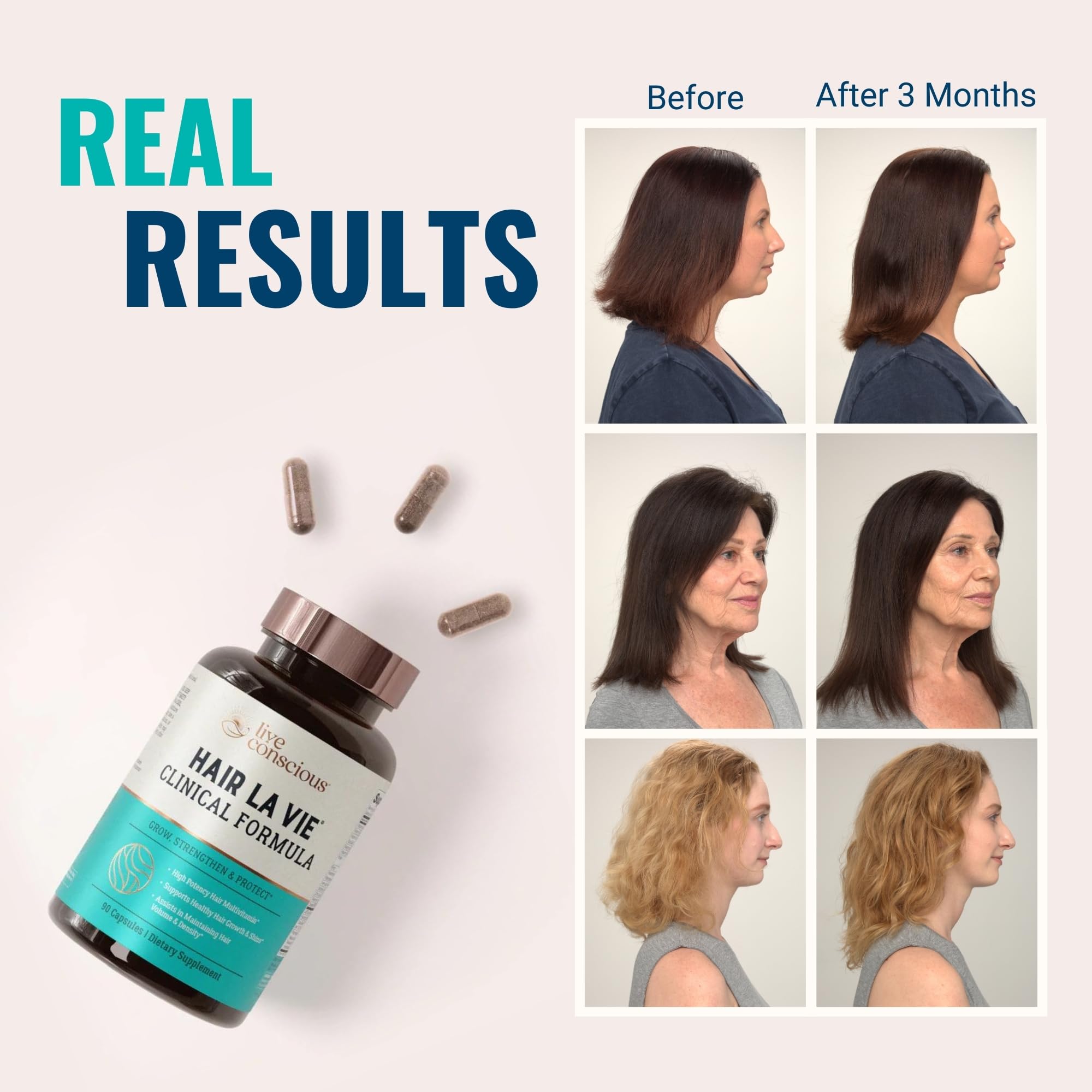Hair Growth Vitamins Hair La Vie Live Conscious Formula

